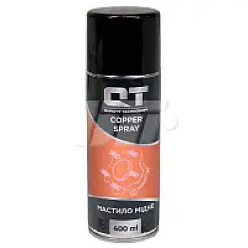Высокотемпературная медная смазка QT-OIL QT-CS до +1100°C, аэрозоль 400 мл — QT-CS-400