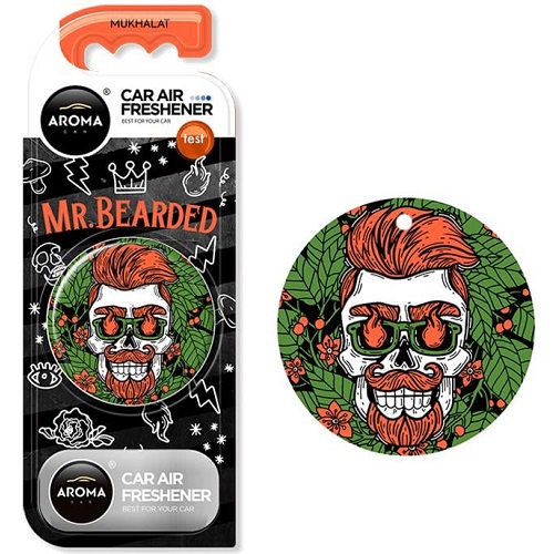 Ароматизатор Aroma Car Polymer Circle Mr.Bearded MUKHALAT