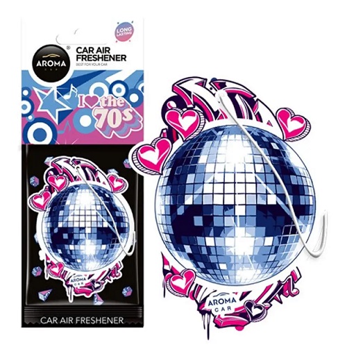 Ароматизатор Aroma Car Cellulose BACK TO 90' & 70' Disco Ball