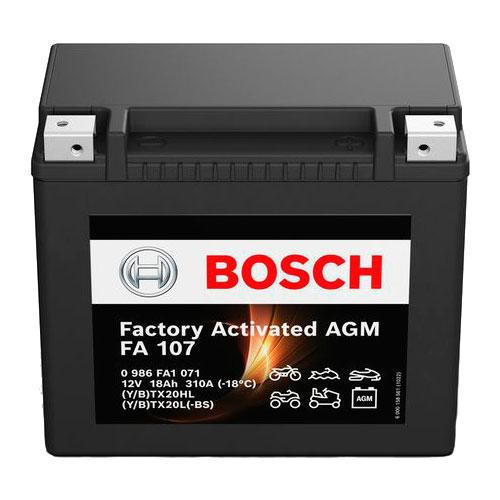 Аккумулятор Bosch AGM 12В/18Ач/250А