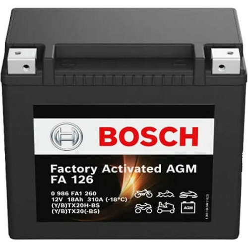 0092M60240 Акумулятор Bosch мото AGM 12В/18Ah 310А