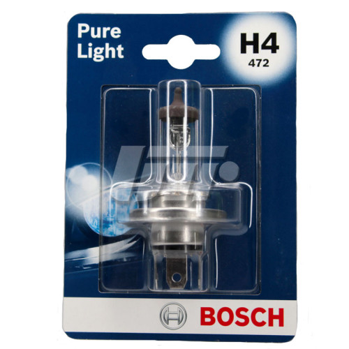 Автолампа (12V 60/55W H4 PURE LIGHT блістер)