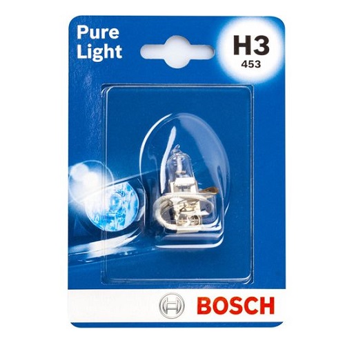Автолампа (12V 55W H3 PURE LIGHT блістер)