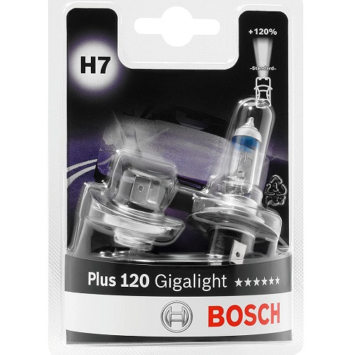 Автолампа BOSCH 12V 55W H7 GIGALIGHT 120 бокс 2 шт
