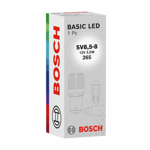 Автолампа 12V 2,5W C5W LED ECO SV8.5-8 6000K