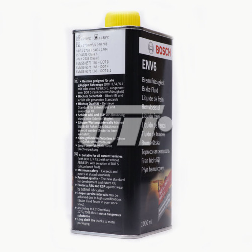 Гальмівна рідина BOSCH ENV6, 1л