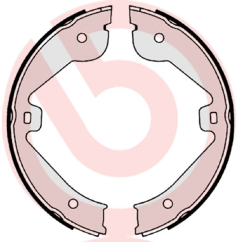 Гальмівні колодки барабанні Brembo