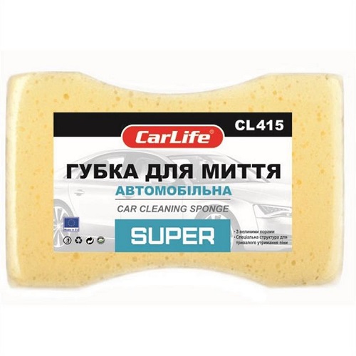 Губка для миття автомобіля з великими порами SUPER