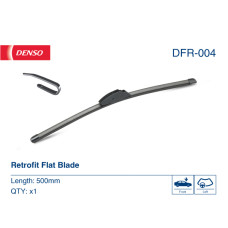 Безкаркасна щітка склоочисника Denso Flat 500мм