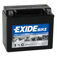 Акумулятор мото EXIDE AGM 12V/10Ah/150 (150x90x130)