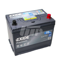 Акумулятор Exide Premium (270×173×222), 75Ач, 630А, R+