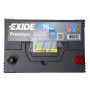 Акумулятор Exide Premium (270×173×222), 75Ач, 630А, R+