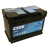 Акумулятор автомобільний EXIDE AGM Start-Stop 12V/72Ah/760 (R+)