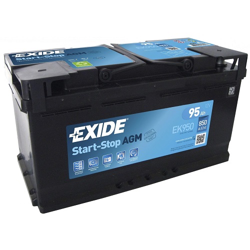Акумулятор EXIDE START-STOP AGM 12V/95Ah/850A