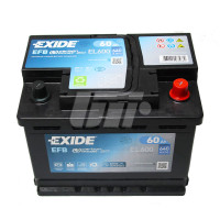 Акумулятор Exide Start-Stop EFB (242×175×190), 60Ач, 640А, R+