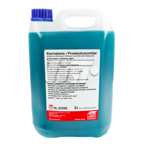 Антифриз-концентрат Febi, G11 (синій), 5л