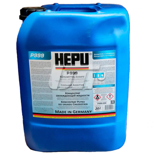 Антифриз-концентрат Hepu, G11 (синій), 20л