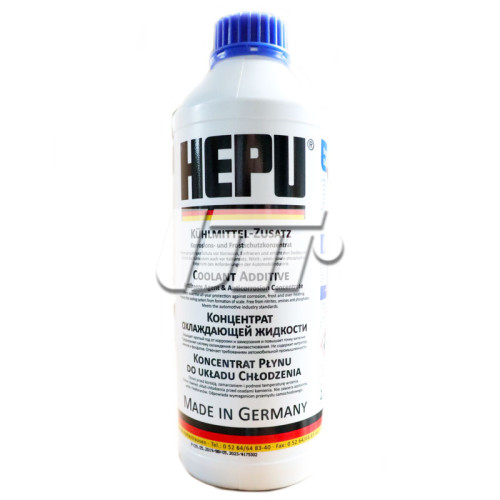 Антифриз-концентрат Hepu, G11 (синій), 1.5л