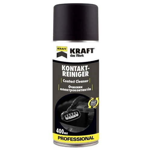 Очисник електроконтактів KRAFT 400 мл KF014