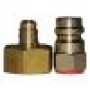 Перехідники для балона R134a 1/4'' x 13 мм + 1/4