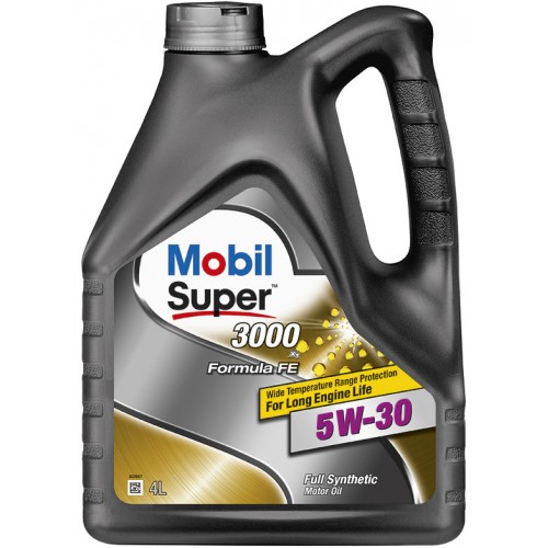 Моторное масло Mobil Super 3000 X1 Formula FE 5W-30, 4л MOBIL 152564