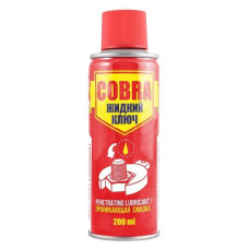 ANTI-RUST LUBRICANT COBRA, 200ml. Рідкий ключ. Професійна проникаюча змазка