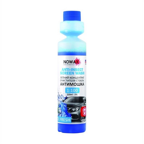 Омыватель стекла летний концентрат NOWAX Ice Fresh 250мл NOWAX NX25125