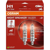 Автолампа Osram H1 12V 55W P14.5S (к/т 2 шт)