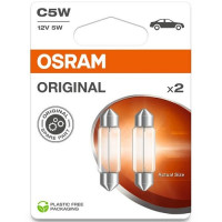 Автолампа Osram 5W 12V SV8,5-8 (к/т 2 шт)