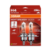 Автолампа Osram H4 12V 60/55W P43T к/т 2 шт