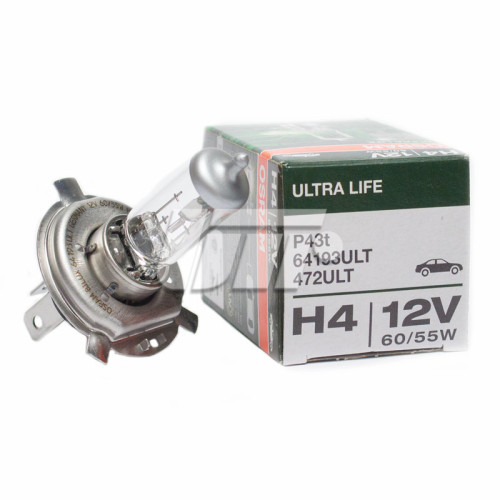 Автолампа Osram (H4 12V 60/55W P43T)