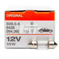 Автолампа Osram (10W 12V SV8,5 10,5x31)