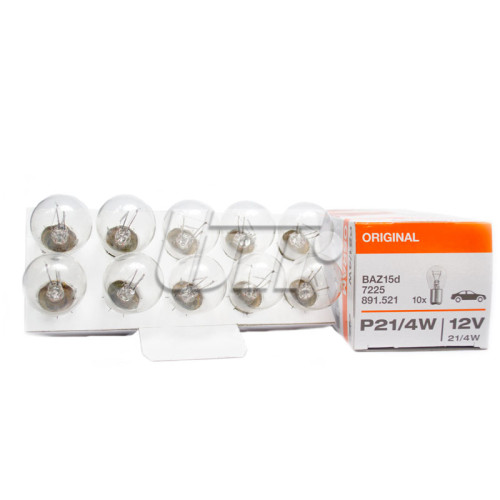 Автолампа Osram (21/4W 12V BAZ15D)