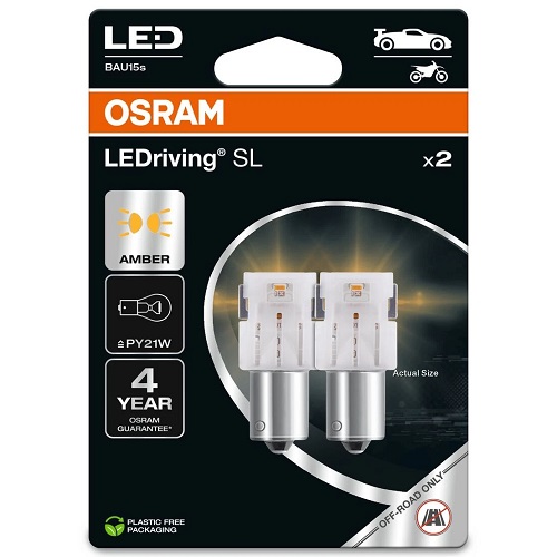 (к/т 2 шт) Лампа світлодіодна Osram LED (2W 12V 2000K)