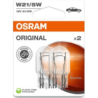 Автолампа Osram 21/5W 12V W3X16Q (к/т 2 шт)