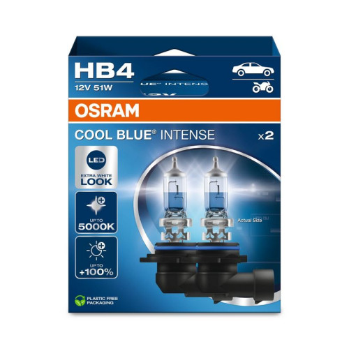 Автолампа Osram HB4 12V 51W P22D (к/т 2 шт)