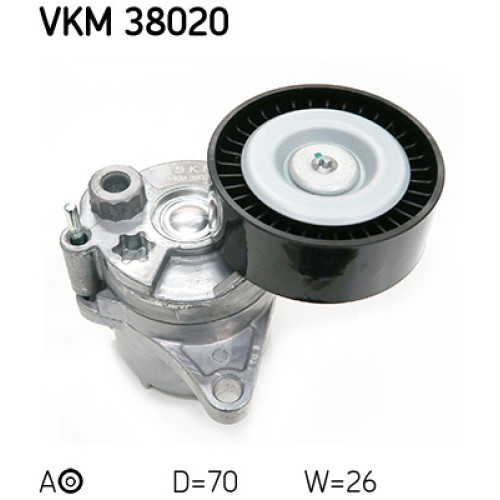Натяжение пряди SKF VKM 38020