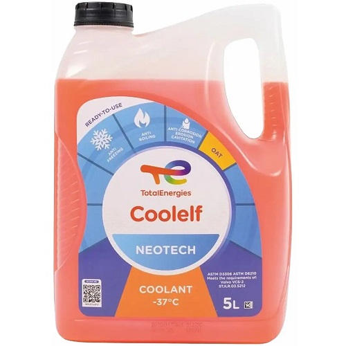 Антифриз COOLELF NEOTECH -37°C 5л