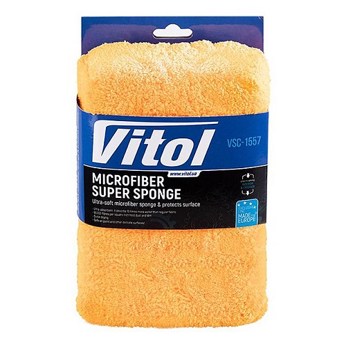 Губка для миття авто VITOL мікрофібра (VSC-1557)