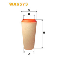 Фильтр воздушный WIX FILTERS WA6573